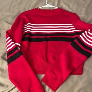 Hollister red sweater